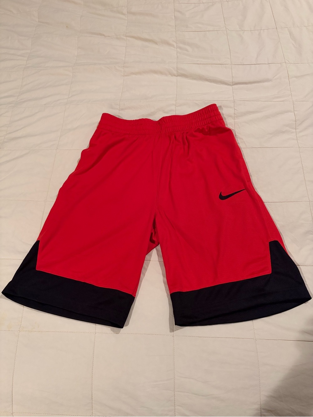 Nike Red and Black Kids' Athletic Shorts